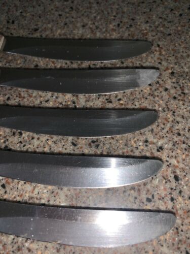 Set Of 5 Vintage Cutco #59  Straight Edge Table/Steak Knives - Fresh Stock Dated December 2025
