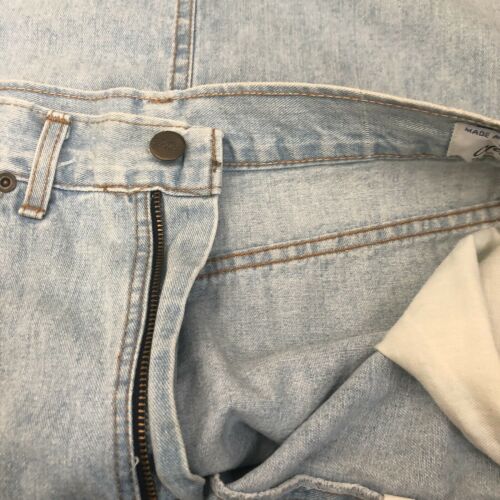 Vintage Chic Women's Size 9 Denim Skirt Pencil Style Light Wash Summer Made USA - Fresh Stock Dated February 2026