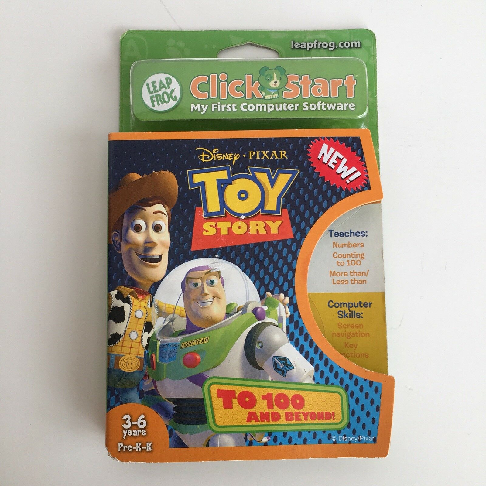 LeapFrog Click Start Toy Story And Disney Princess Lot Counting And Letters - Fresh Stock Dated February 2026
