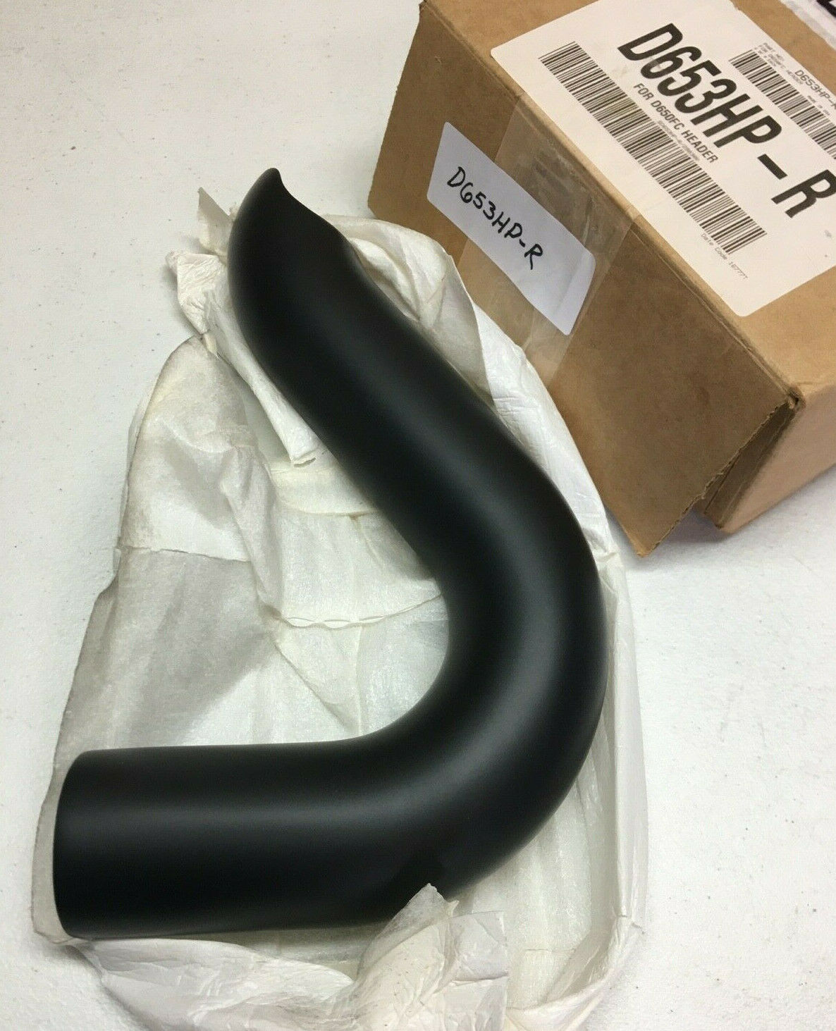 VANCE & HINES BLACK HEAT SHIELD FOR HARLEY '12-17 SOFTAIL PRO PIPE 2:1 EXHAUST - Fresh Stock Dated February 2026