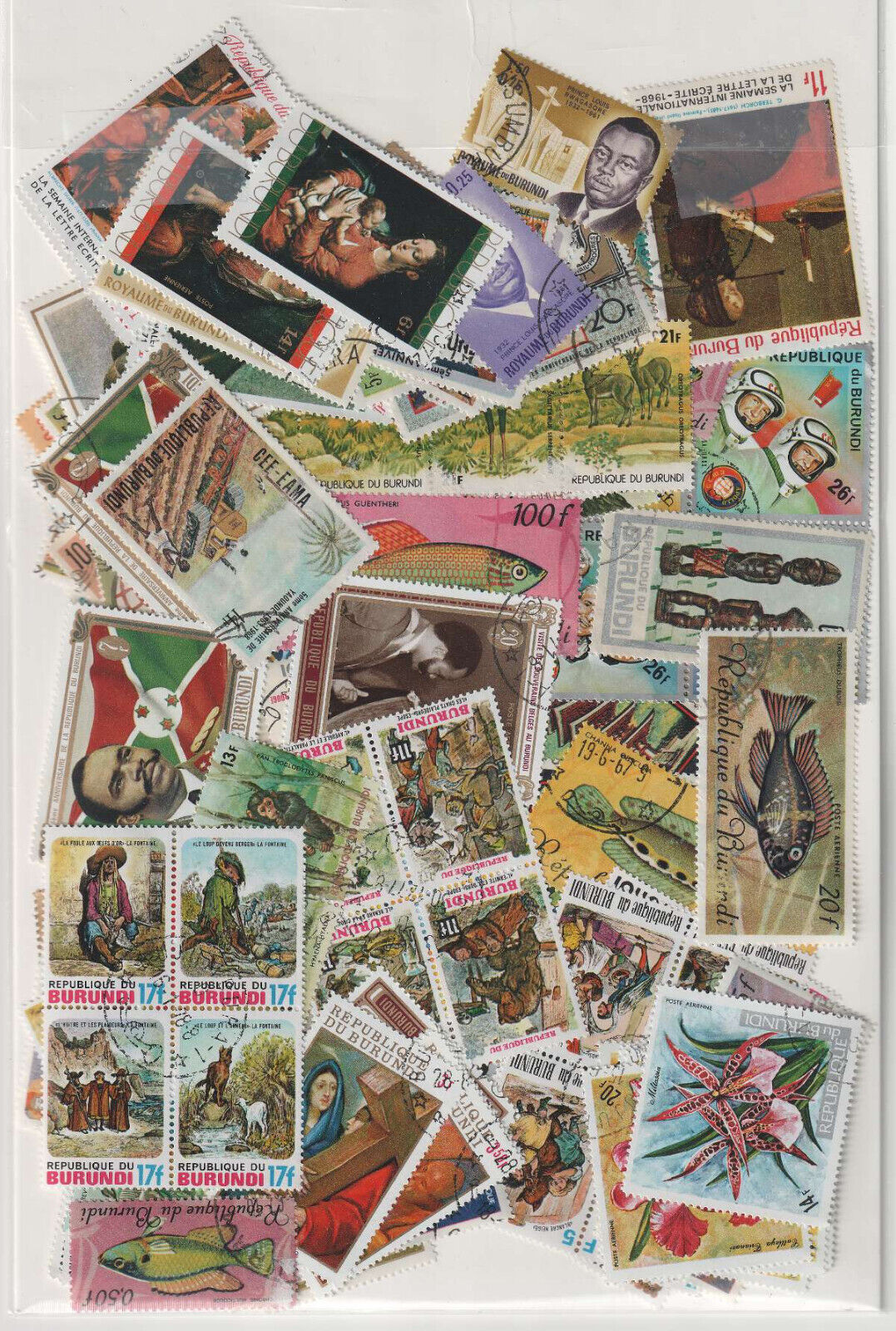 D5633: (435) Different Burundi Stamps; Topicals!! - Fresh Stock Dated January 2026