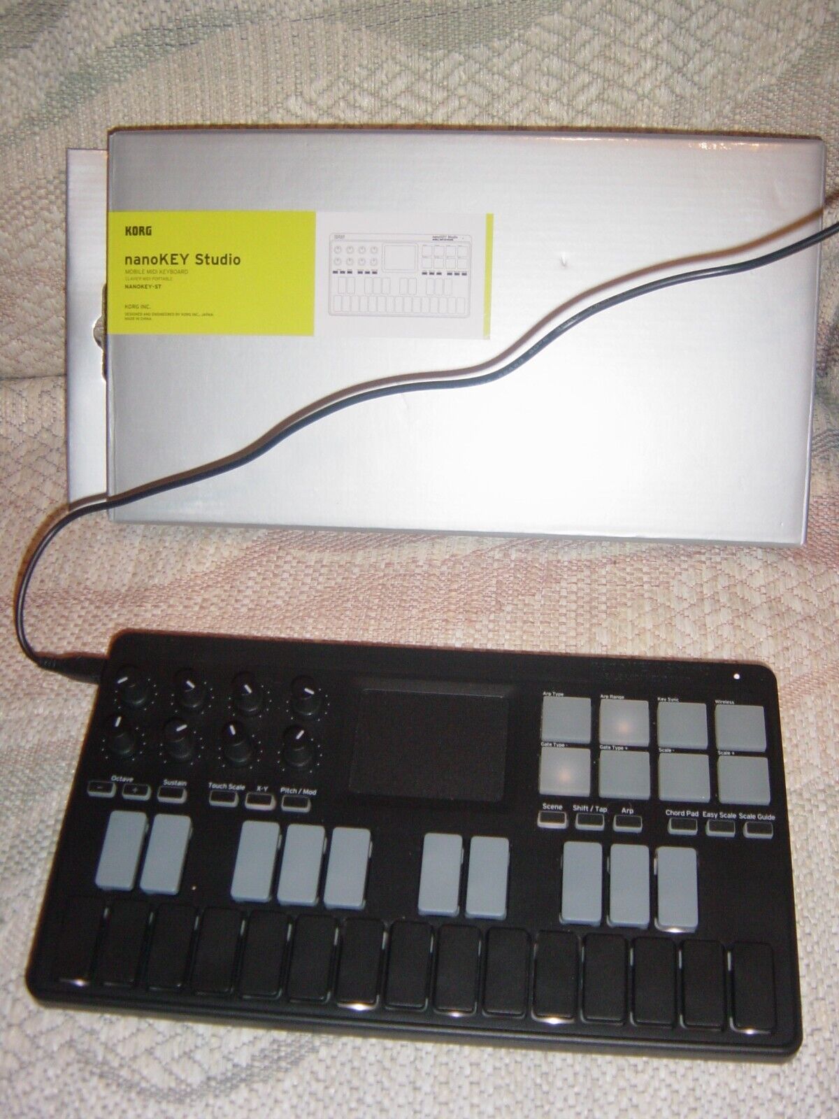 Korg nanoKEY Studio - mobile MIDI keyboard / Bluetooth Smart controller - Fresh Stock Dated February 2026