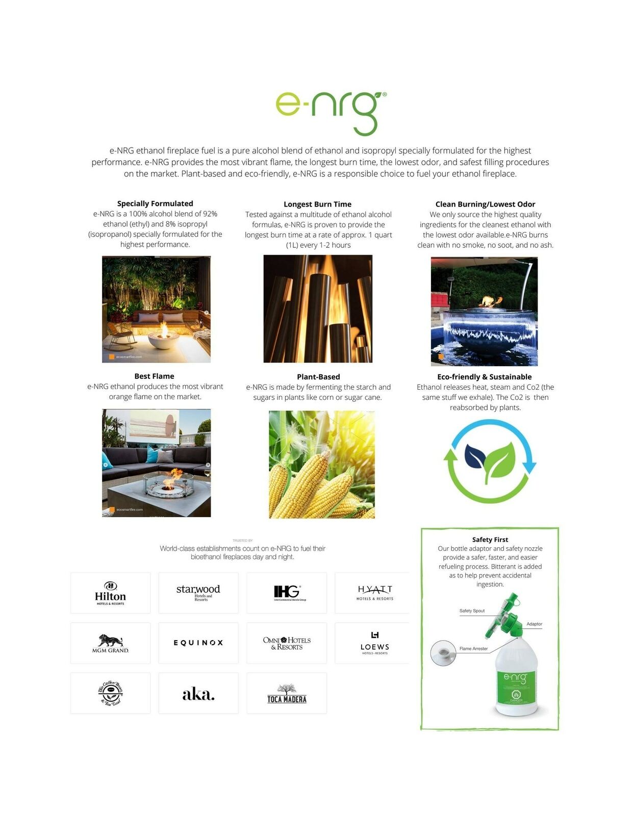 e-NRG Bio Ethanol Fireplace & Fire Pit Fuel - Fuel for Indoor/Outdoor Ventles... - Fresh Stock Dated December 2025