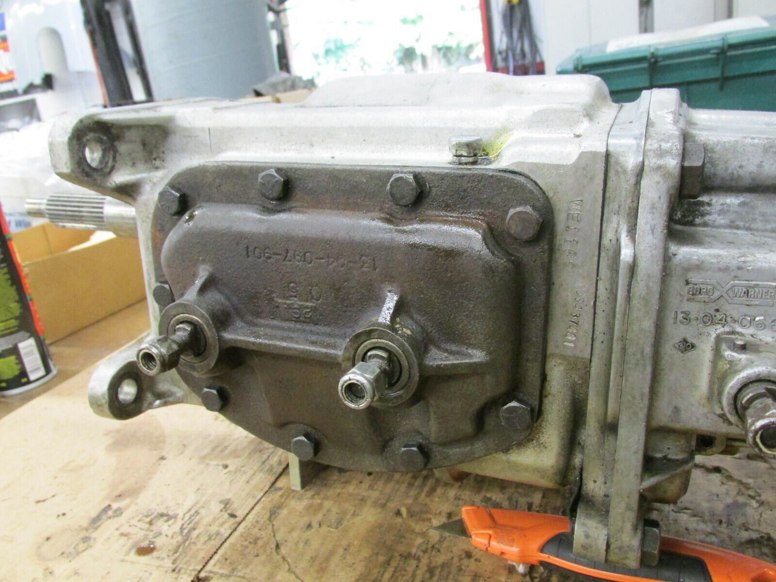1976 Corvette Borg Warner Super T10 4 Speed Transmission 1304065903 (Gear Broke) - Fresh Stock Dated February 2026