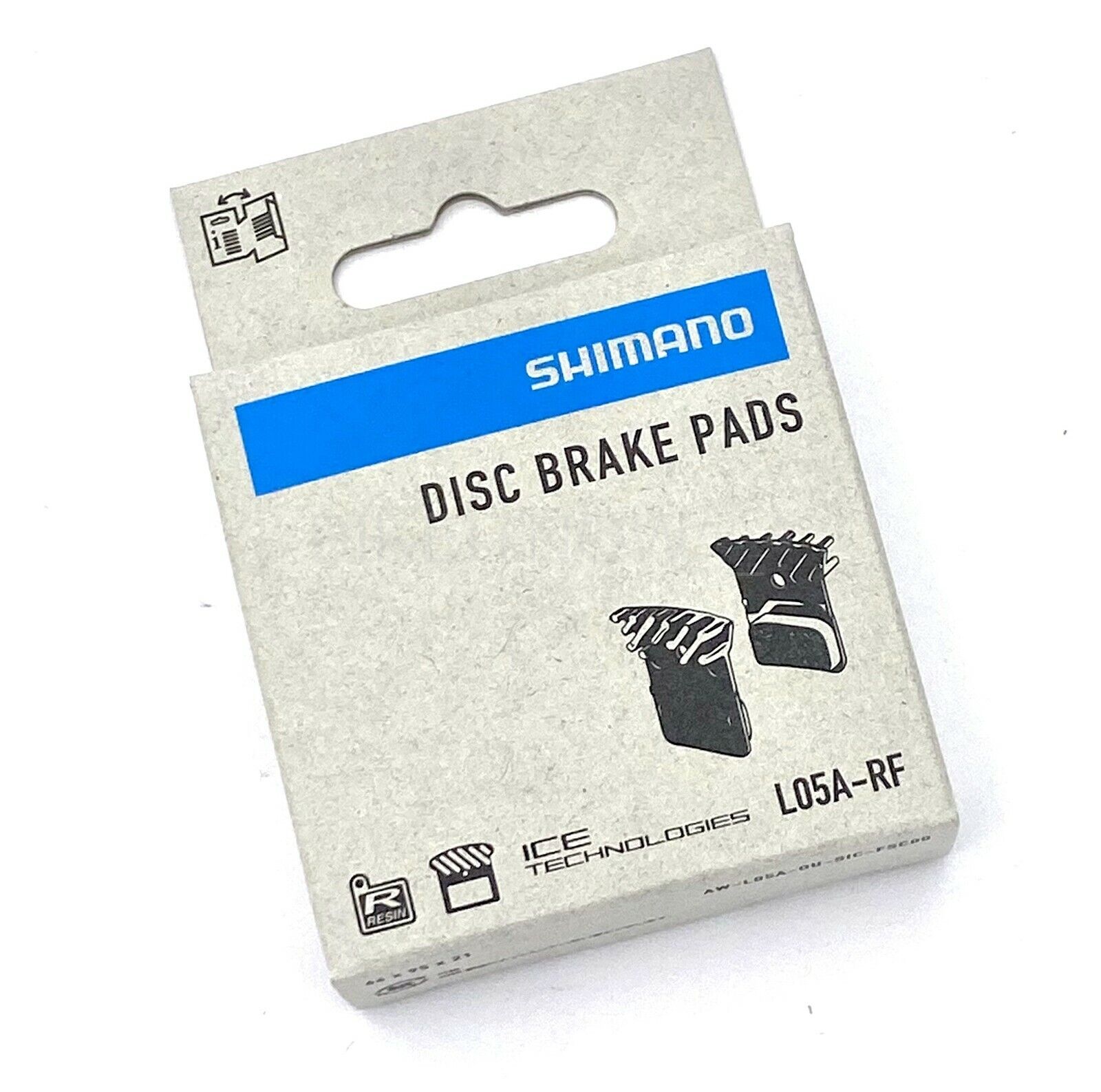 New Shimano L05A Disc Brake Resin Pads w/Fin,ICETECH fit R9170,R8070,RS805,RS505 - Fresh Stock Dated February 2026