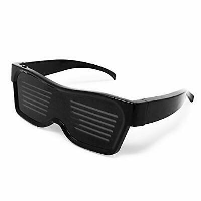 EYEFLASHES LED Glasses for Parties - LED Bluetooth Glasses for Festivals - Co... - Fresh Stock Dated February 2026
