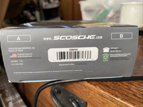 Scosche (BTHFV) Cellvisor Handsfree Wireless Bluetooth Speakerphone **NEW** - Fresh Stock Dated February 2026