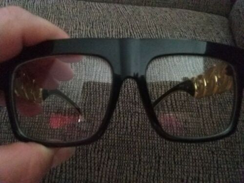 Run DMC 80's-90's Hip Hop Thug Rapper Pimp Biggie Gangsta Glasses Halloween - Fresh Stock Dated February 2026