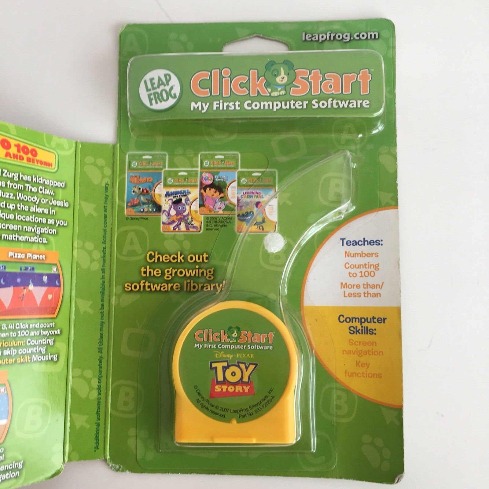 LeapFrog Click Start Toy Story And Disney Princess Lot Counting And Letters - Fresh Stock Dated February 2026