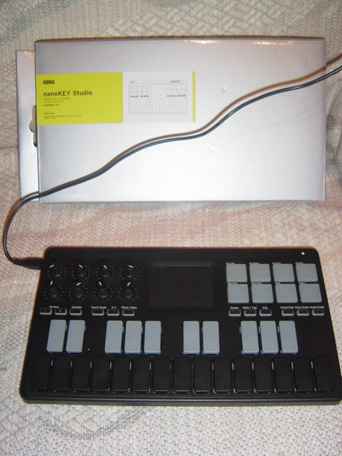 Korg nanoKEY Studio - mobile MIDI keyboard / Bluetooth Smart controller - Fresh Stock Dated February 2026