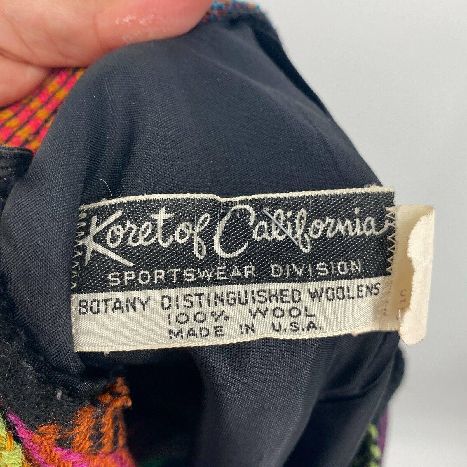 Vintage Koret Of California Wool Pencil Skirt Women's Size 10 Rockabilly 50s 60s - Fresh Stock Dated December 2025