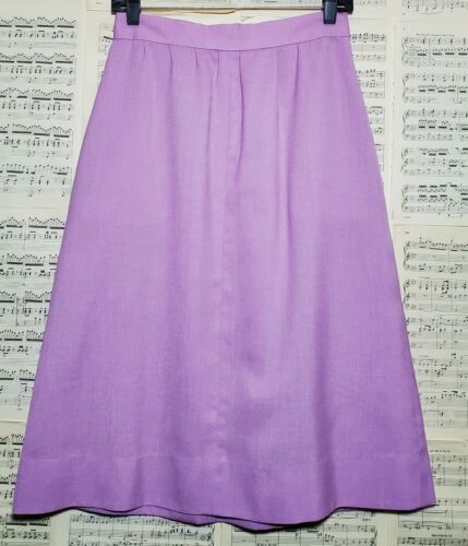 Vintage 1970s 1980s Handmade Lavender Skirt - Fresh Stock Dated February 2026