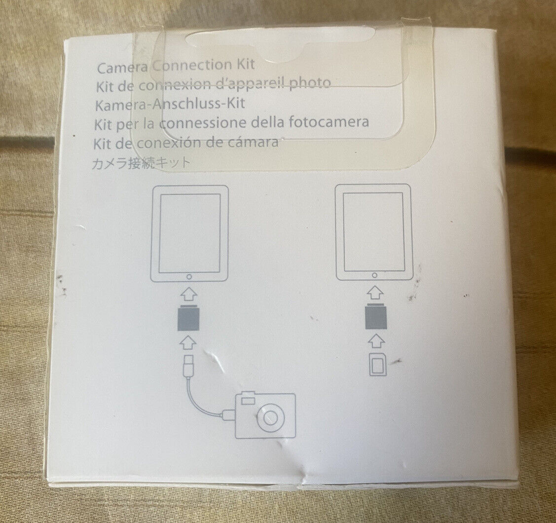 Genuine OEM Apple iPad Camera Connection Kit MC531ZM/A A1362 A1358 - Fresh Stock Dated February 2026