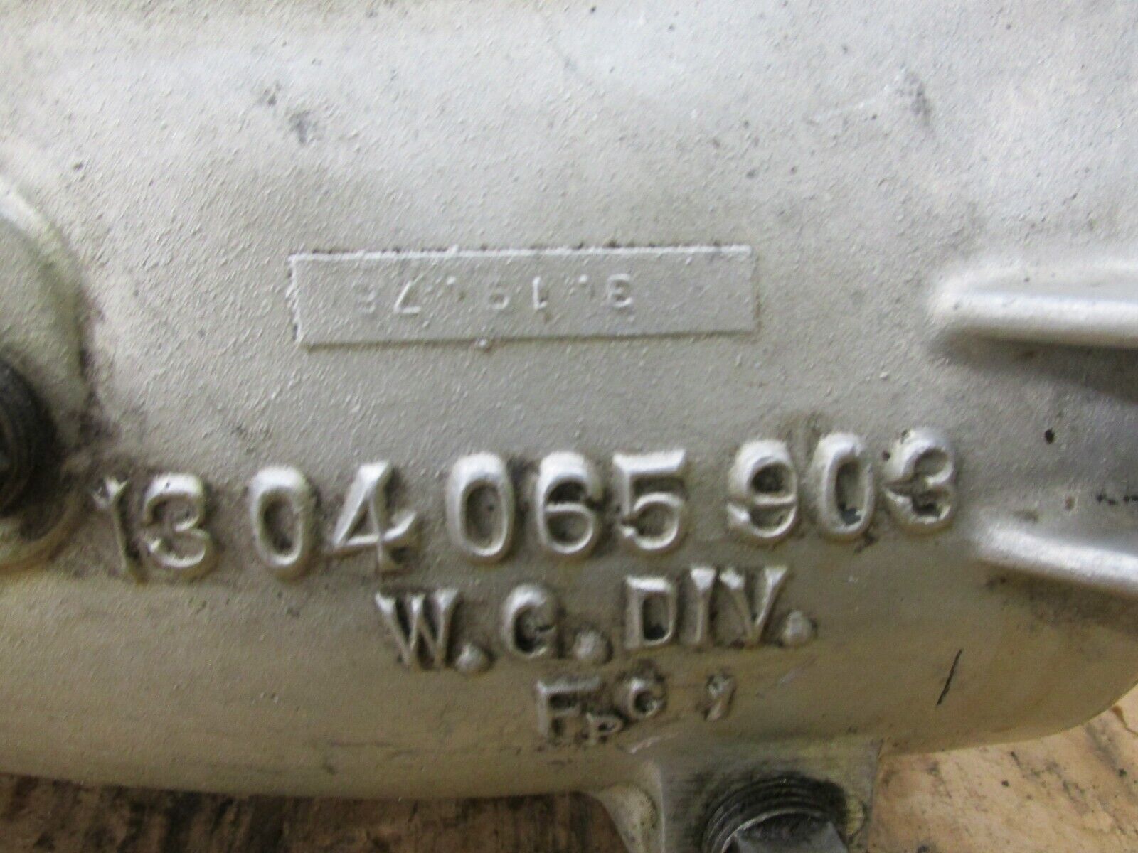 1976 Corvette Borg Warner Super T10 4 Speed Transmission 1304065903 (Gear Broke) - Fresh Stock Dated February 2026