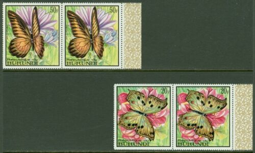 EDW1949SELL : BURUNDI 1968 Scott #240-55 Butterflies. 2 sets. VF MNH. Cat 2. - Fresh Stock Dated December 2025