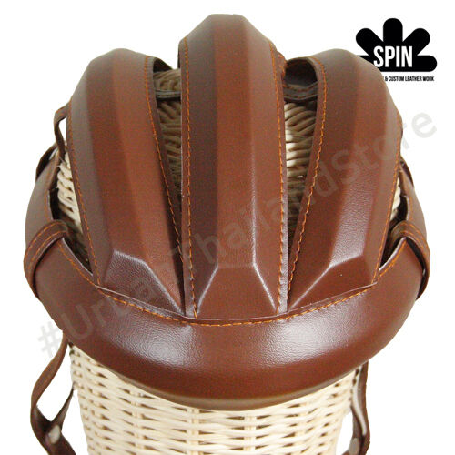 Vintage Cycling Bicycle Helmet Adult L'eroica Retro Classic Commuter Hat Brown - Fresh Stock Dated December 2025