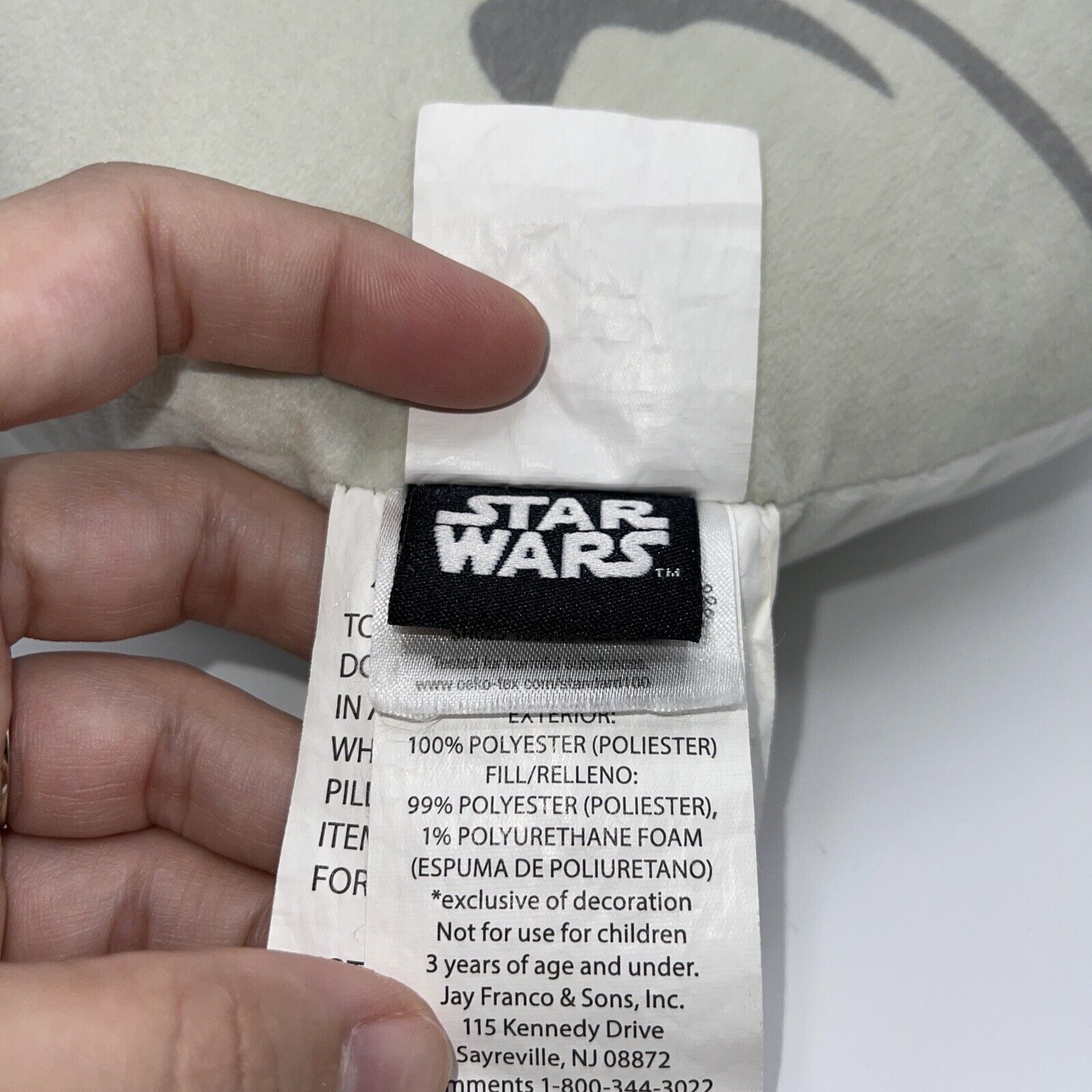 Iconic Baby Yoda Mandalorian Star Wars Pillow READ DETAILS E2 - Fresh Stock Dated February 2026