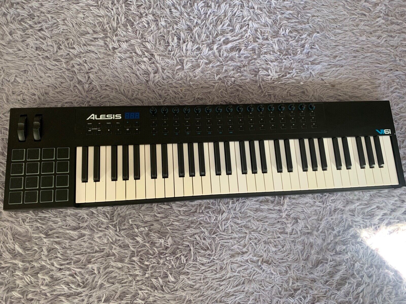 Alesis VI61 Advanced 61-Key USB MIDI Keyboard Controller - Fresh Stock Dated February 2026