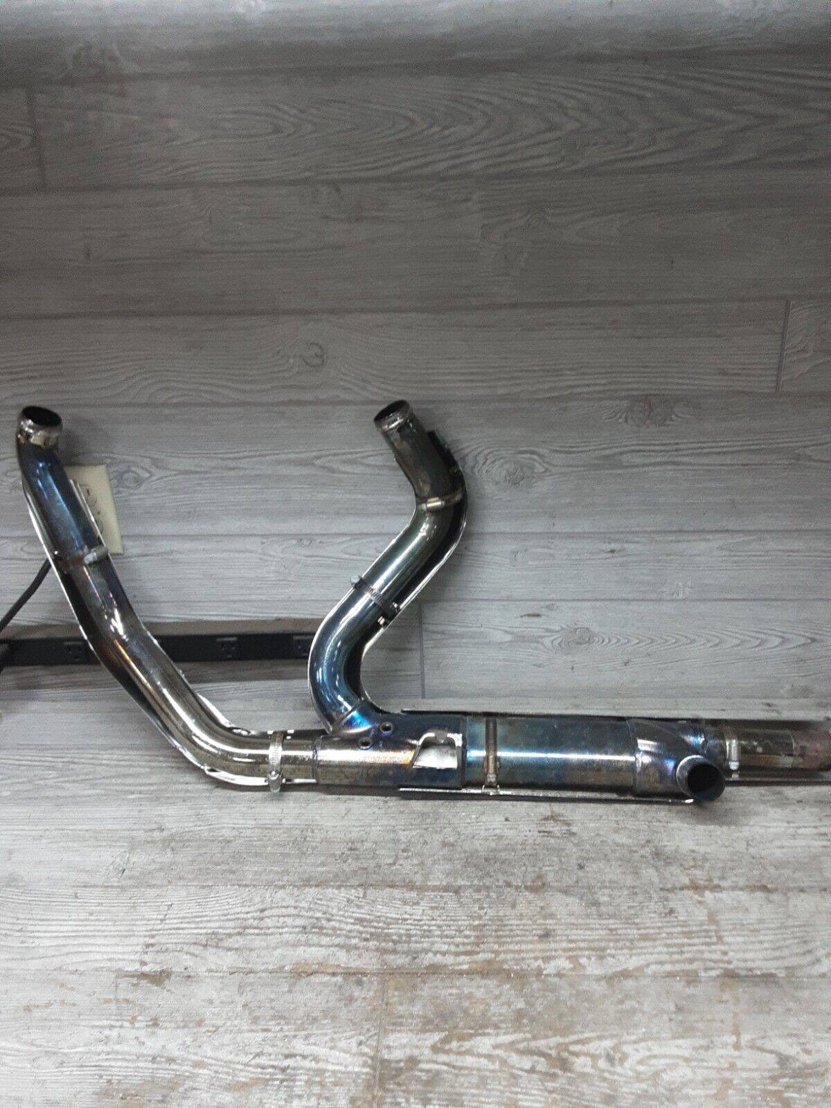 Harley Davidson 09-16 Touring Chrome Polished Exhaust Headers Genuine 66855-10A - Fresh Stock Dated February 2026