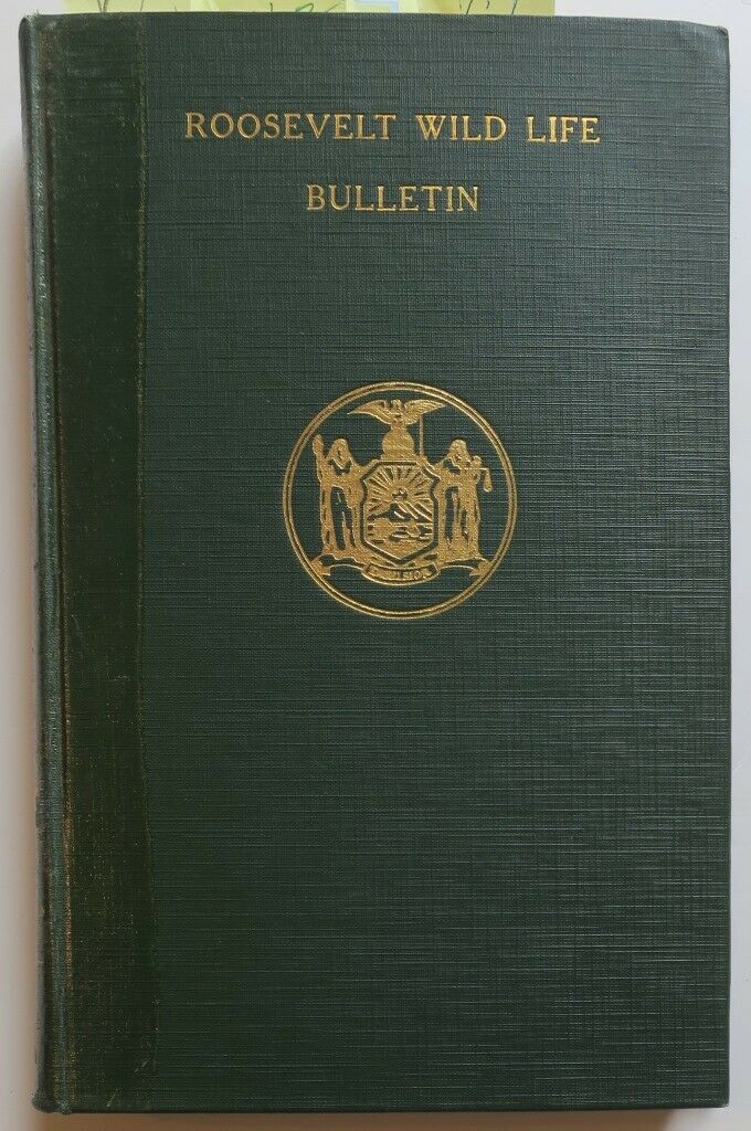 Roosevelt Wild Life Bulletin,Vol. 1:4 issues,Library Hardcover,Park Maps,Photos - Fresh Stock Dated December 2025