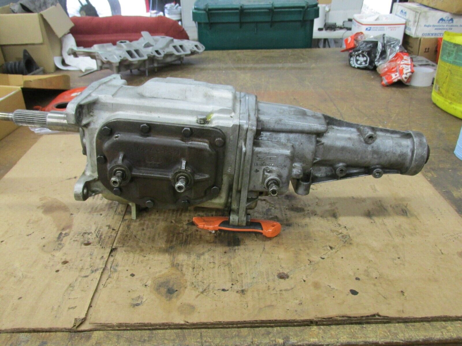 1976 Corvette Borg Warner Super T10 4 Speed Transmission 1304065903 (Gear Broke) - Fresh Stock Dated February 2026