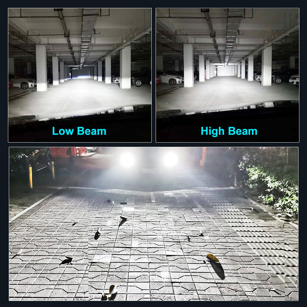 H4 9003 HB2 Motorcycle Headlight ZES LED Bulb Hi/Lo Beam Super Bright 25W 6000Lm - Fresh Stock Dated February 2026