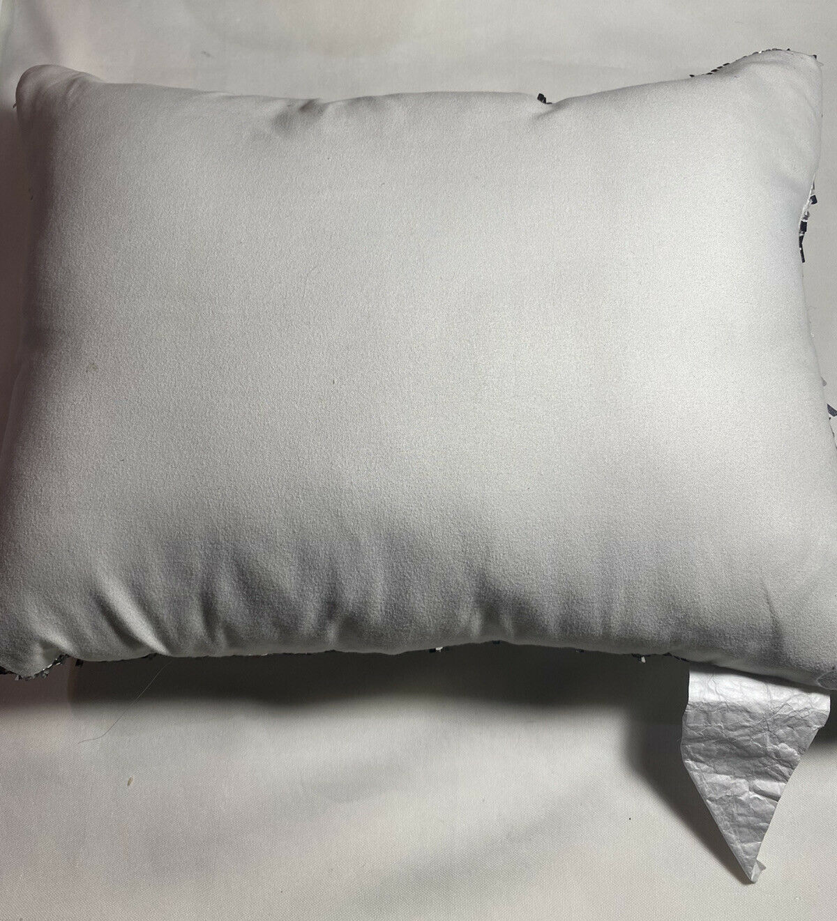 Silver Sequin Pillow rectangular small - Fresh Stock Dated December 2025