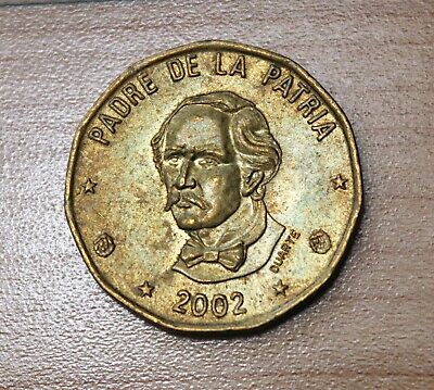 2002 Dominican Republic 1 Peso - Fresh Stock Dated February 2026