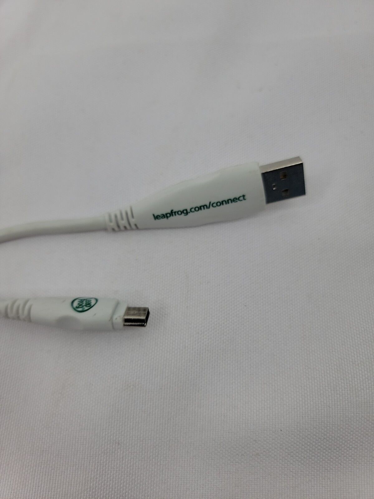 Original LeapFrog LeapPad 1 & 2 USB Sync Data Connect Cable Cord White OEM - Fresh Stock Dated February 2026