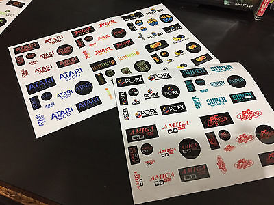 Video Game System/Console Labels for AV-HDMI Switch Boxes - Custom Labels - Fresh Stock Dated December 2025