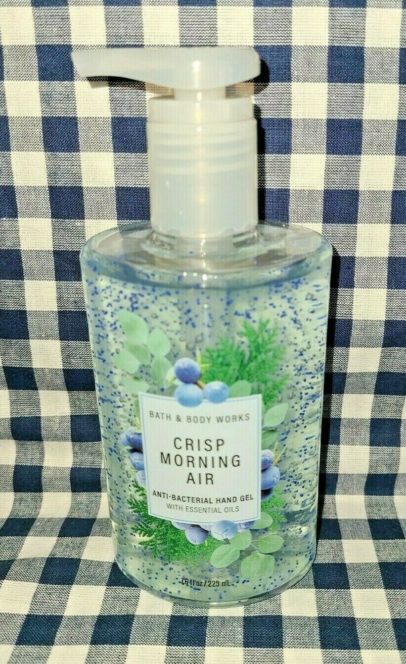 2-Pack Crisp Morning Air NEW Anti-Bacterial Sanitizer PUMP Bath & Body Works - Fresh Stock Dated February 2026