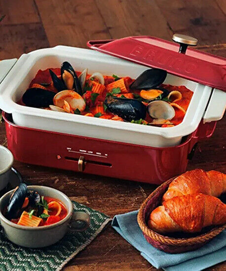 BRUNO Option Plate Set of 3 Plates for Compact Hot Plate ctm24 165 - Fresh Stock Dated February 2026