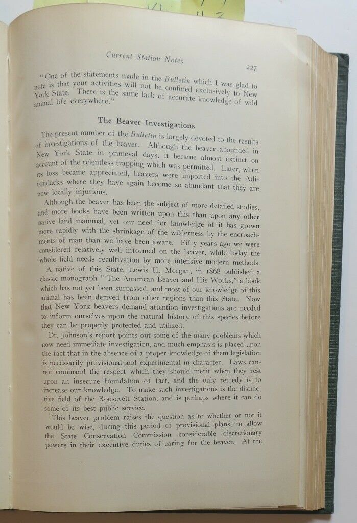 Roosevelt Wild Life Bulletin,Vol. 1:4 issues,Library Hardcover,Park Maps,Photos - Fresh Stock Dated December 2025