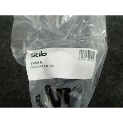 Stilo YA0816 ST5 Helmet Short Sun Visor, Black - Fresh Stock Dated December 2025