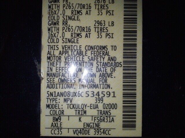 MANUAL TRANSMISSION Nissan Frontier Xterra 2005-2019 2WD - Fresh Stock Dated February 2026