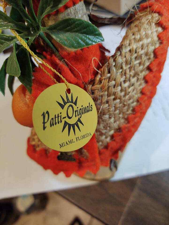 Vintage taxidermy alligator with skirt, original tags from Miami. - Fresh Stock Dated February 2026