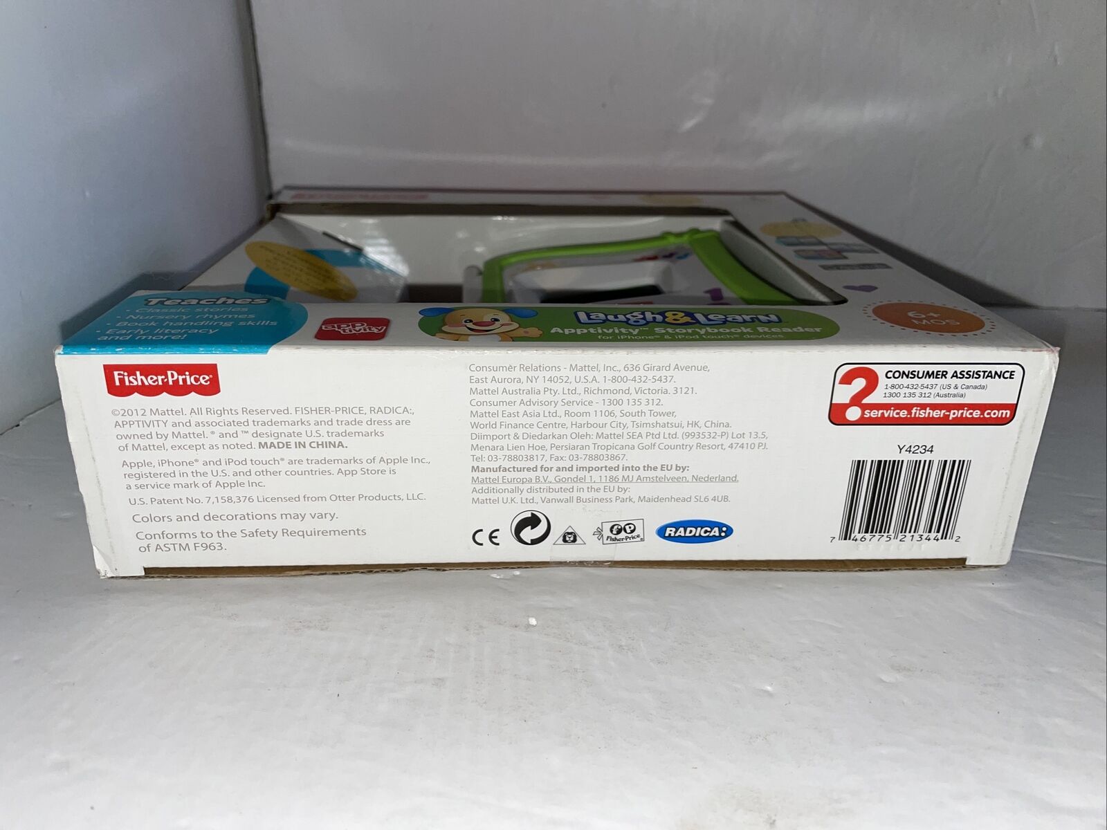 NEW Fisher-Price Laugh & Learn Apptivity & Storybook Reader iPhone /iPod Devices - Fresh Stock Dated February 2026