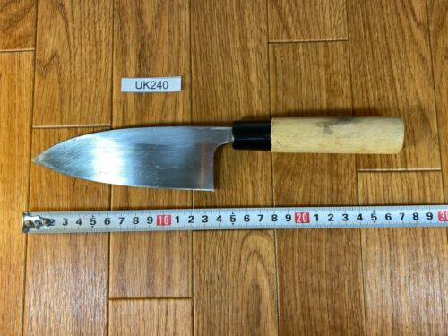 Japanese Chef's Kitchen Knife DEBA Vintage hocho OLD from Japan 137/365mm UK240 - Fresh Stock Dated December 2025
