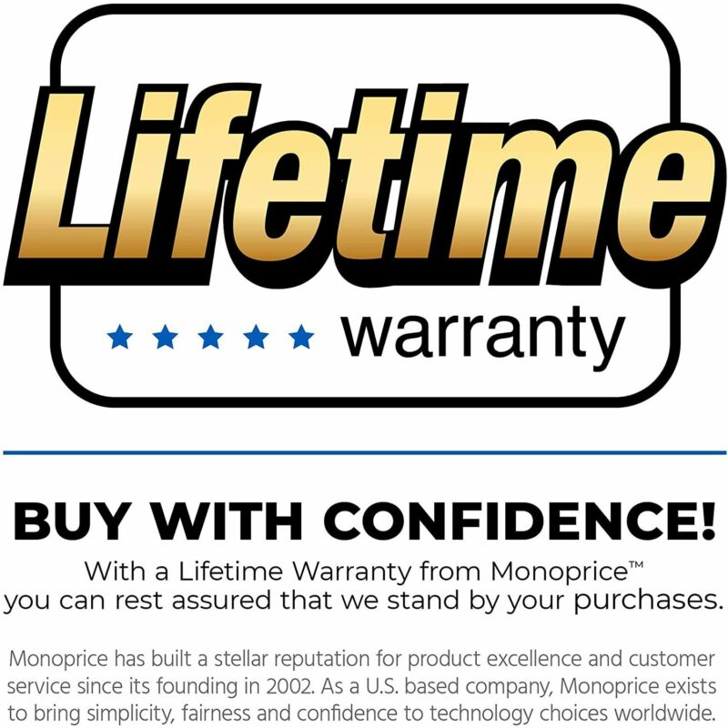 Monoprice 5-meter USB 3.0 A Male to A Female Active Extension Cable, Black - Fresh Stock Dated February 2026