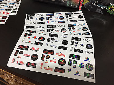 Video Game System/Console Labels for AV-HDMI Switch Boxes - Custom Labels - Fresh Stock Dated December 2025