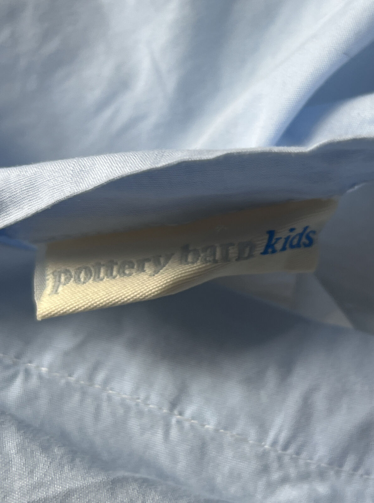 Pottery Barn Kids Quilted Toddler Pillow Sham Cement Truck 12” X 16” Boys - Fresh Stock Dated February 2026