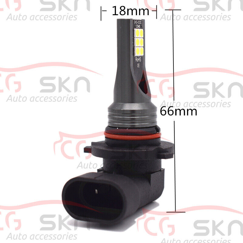 FOR HONDA RANCHER FOREMAN HIGH POWER HEADLIGHT LED LIGHT BULBS 6000K 80W 1800LM - Fresh Stock Dated February 2026