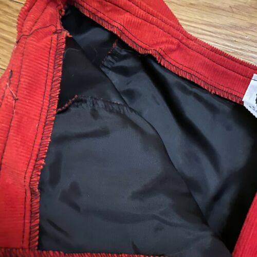 Betsey Johnson vintage 80’s Red Courdoroy Mini Skirt Small - Fresh Stock Dated February 2026