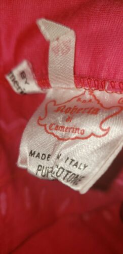 Roberta Di Camerino Vintage maxi 70s hot pink Skirt Italian w scarf 42 Italy S - Fresh Stock Dated February 2026