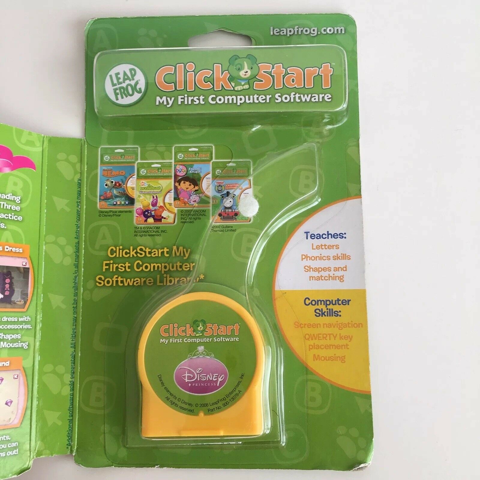 LeapFrog Click Start Toy Story And Disney Princess Lot Counting And Letters - Fresh Stock Dated February 2026