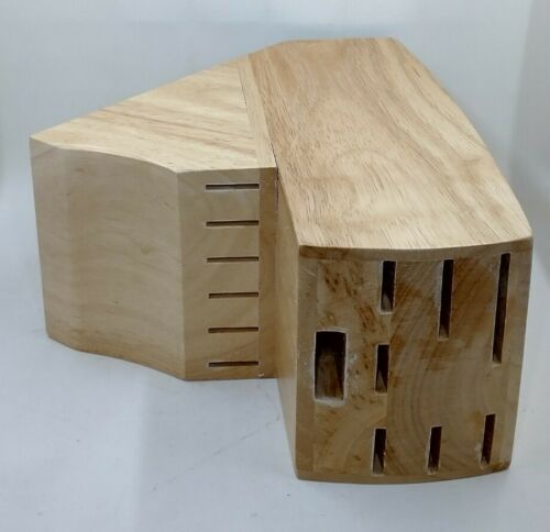 Chicago Cutlery Essentials 13 Piece Black Handle Knife Set W/ Wood Block - Fresh Stock Dated December 2025