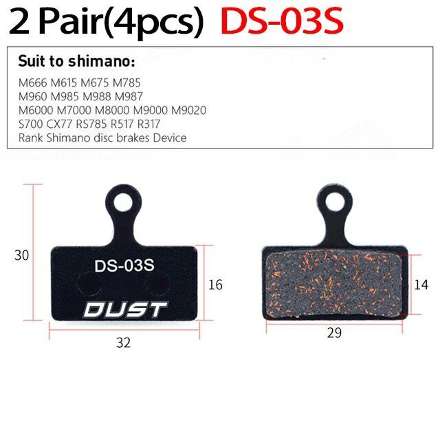 2 Pair (4pcs) MTB Bicycle Hydraulic Disc Ceramics Brake Pads For b01s SHIMANO - Fresh Stock Dated February 2026