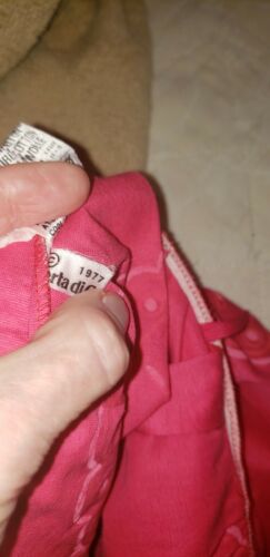 Roberta Di Camerino Vintage maxi 70s hot pink Skirt Italian w scarf 42 Italy S - Fresh Stock Dated February 2026