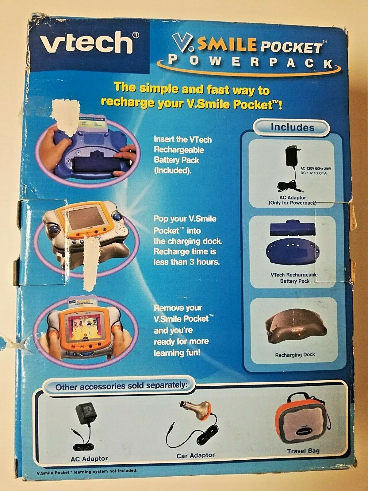 V.Smile Pocket PowerPack V-Tech Charging Station V Smile Boost Battery Extension - Fresh Stock Dated December 2025