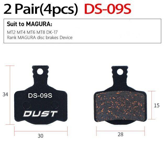 2 Pair (4pcs) MTB Bicycle Hydraulic Disc Ceramics Brake Pads For b01s SHIMANO - Fresh Stock Dated February 2026